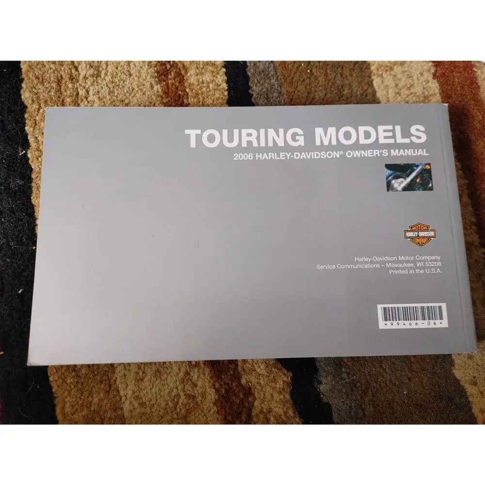 Harley-Davidson 2006 Touring Model Owners Manual